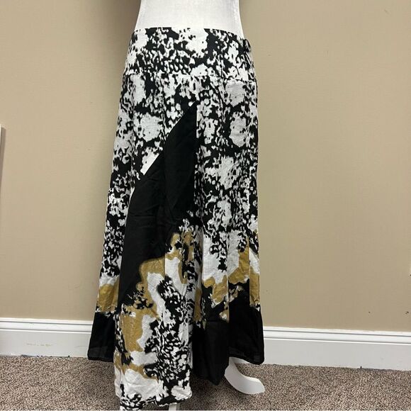Isda & co maxi Black and Gold Women's Skirt size 4/6 - Picture 3 of 7